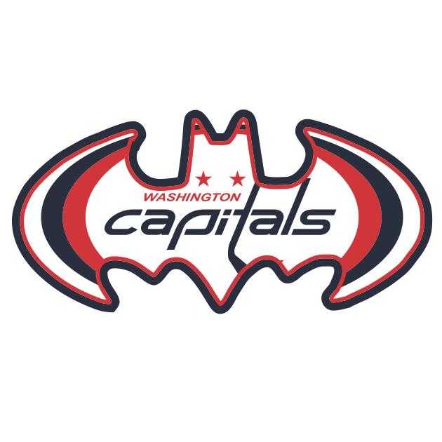 Washington Capitals Batman Logo iron on transfers